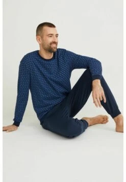 SET - Nachtwäsche Set - Dark Blue