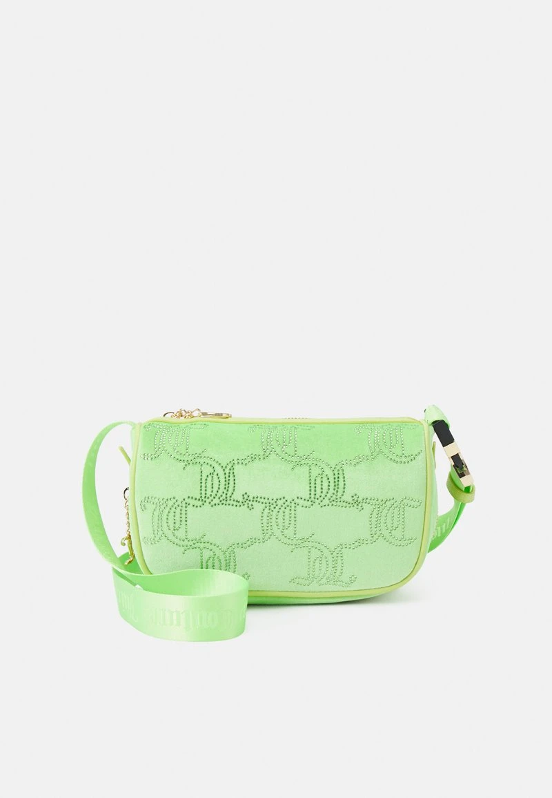 Juicy Couture RAMBLING CROSSBODY SET - Umhängetasche - Acid Green 3 Juicy Couture RAMBLING CROSSBODY SET - Umhängetasche - Acid Green