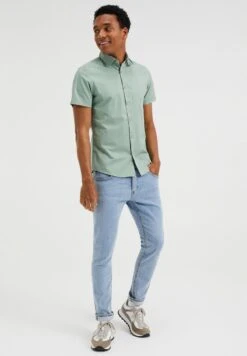 WE FASHION Hemd - Green 9 WE FASHION Hemd - Green -Herrenbekleidung dab3471f7c60410f8e5d9d972b31fd3d