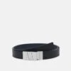 Armani Exchange BELT - Gürtel - Black/navy -Herrenbekleidung dc46ad813dc54d3da8c44c93ee11b78d