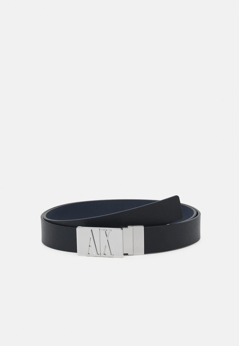 Armani Exchange BELT - Gürtel - Black/navy 3 Armani Exchange BELT - Gürtel - Black/navy