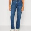 Lee BROOKLYN - Jeans Straight Leg - Mid Worn Kahuna