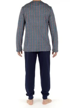Hom Pyjama - Navy Print 10 Hom Pyjama - Navy Print -Herrenbekleidung df21fec414d041038920407ce015b225