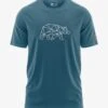 FINNSON MIT BRUSTLOGO 728672 - T-Shirt Print - Nachtblau Weiß