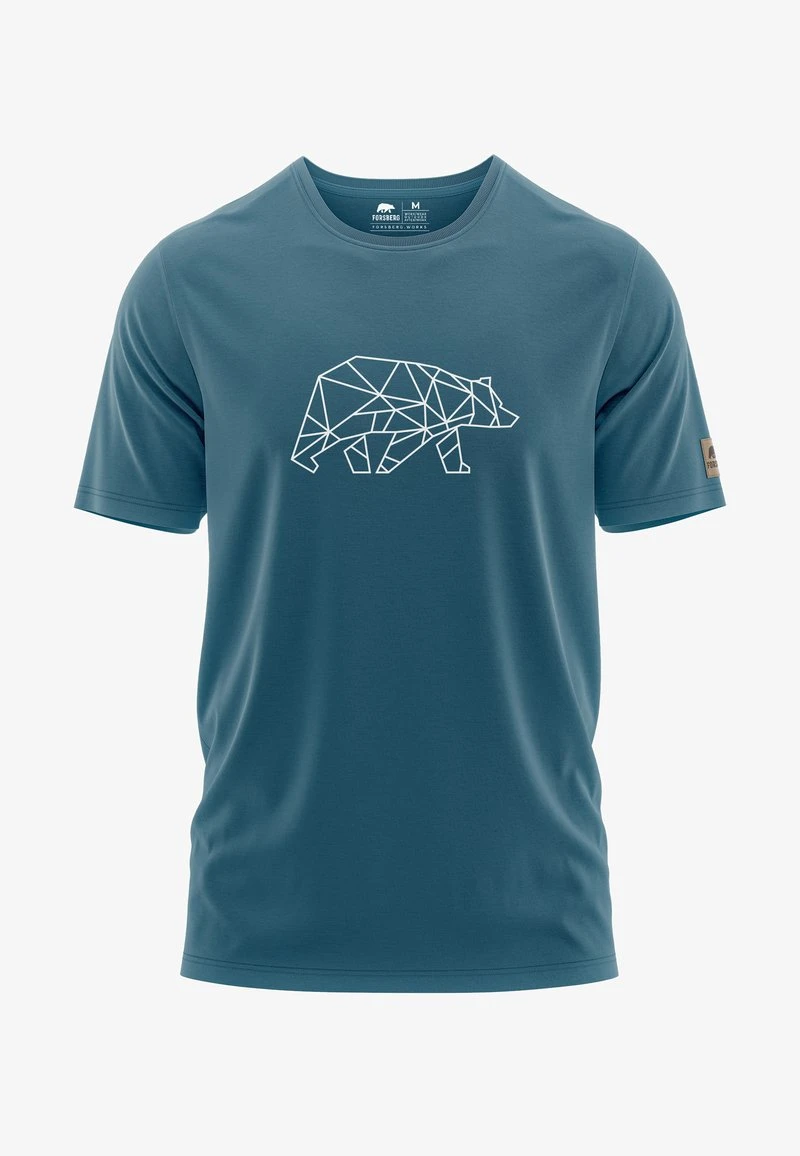 FINNSON MIT BRUSTLOGO 728672 - T-Shirt Print - Nachtblau Weiß 3 FINNSON MIT BRUSTLOGO 728672 - T-Shirt Print - Nachtblau Weiß