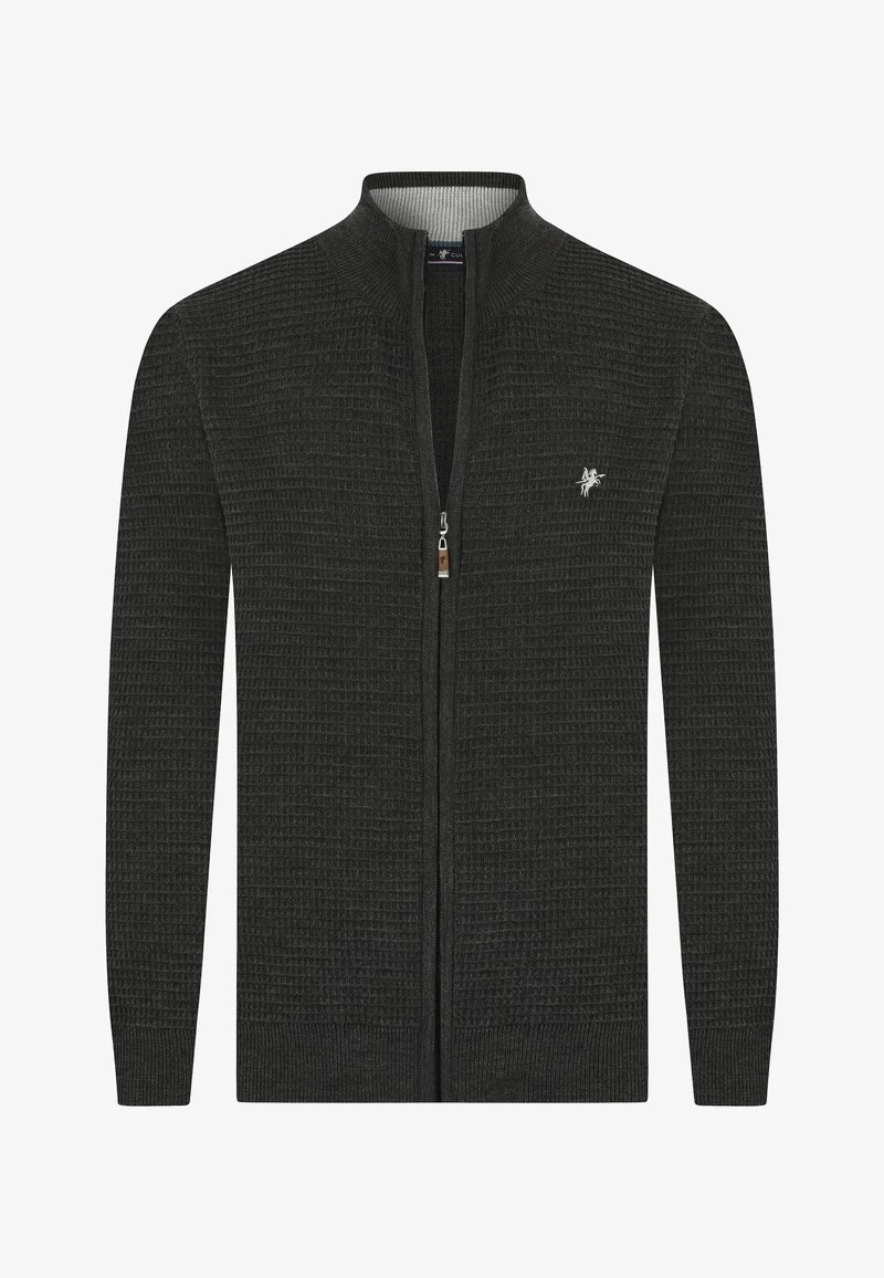 SEAN - Strickjacke - Anthrasit Melange 3 SEAN - Strickjacke - Anthrasit Melange