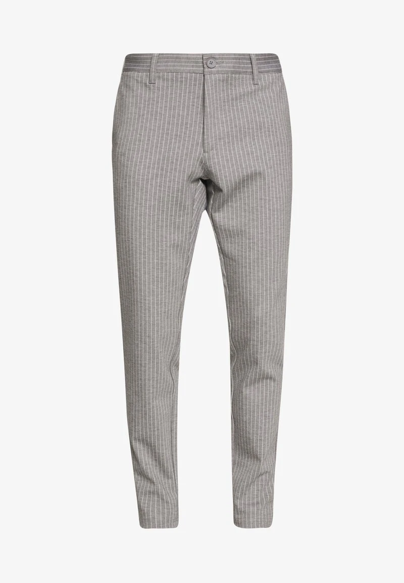 Only & Sons ONSMARK PANT STRIPE - Stoffhose - Light Grey Melange 6 Only & Sons ONSMARK PANT STRIPE - Stoffhose - Light Grey Melange – Bild 4