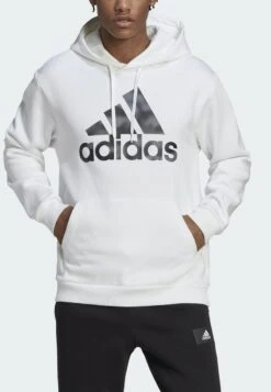 ADIDAS PERFORMANCE ESSENTIALS CAMOUFLAGE PRINTED FRENCH TERRY - Kapuzenpullover - White -Herrenbekleidung e559336380884a868e7bb9f6d8788fb0