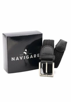 NAVIGARE - Flechtgürtel - Nero -Herrenbekleidung e7001234a3f04e91bf7c8c2fc7b634cd
