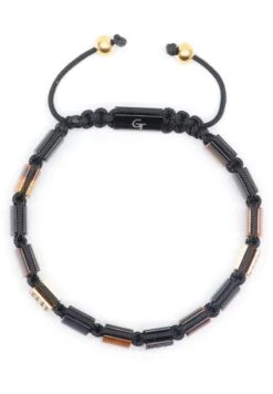 LUXURY FLAT BEAD - Armband - Brown -Herrenbekleidung e715945591a04fc3a298742e0c957a28