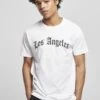 Mister Tee LOS ANGELES WORDING - T-Shirt Print - White -Herrenbekleidung e92aa7a11c3d466d943c4dcae053f0a8