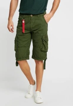 Alpha Industries JET - Shorts - Dark Oliv