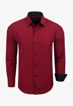 FREIZEIT-HEMD - Hemd - Bordo