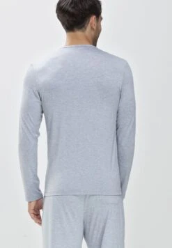 MEY Nachtwäsche Shirt - Light Grey Melange -Herrenbekleidung f1e4cb33d3b94c73b1532fefa9ab5b0a