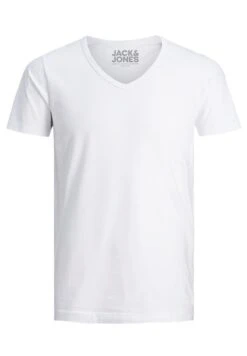 Jack & Jones T-Shirt Basic - White/white/white -Herrenbekleidung f33b97ca6e45401db0544bc5ad77e8b2