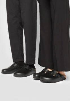 Birkenstock BOSTON NARROW FIT - Hausschuh - Schwarz -Herrenbekleidung f452f8f418a7452bbb7a6552adb2c3e6