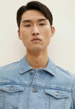 Tom Tailor Jeansjacke - Clean Bleached Blue Denim -Herrenbekleidung f4a9afcb1b8e4f119a80afd45f0d588b