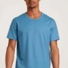Calida Nachtwäsche Shirt - Azurit Blue -Herrenbekleidung f5317f9bfefd4b6fa144d3937f71ec85