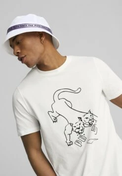 Puma COLOURBLOCKED - Hut - White/vivid Violet/black -Herrenbekleidung f78fd00b289542d5ab4eaebf8a8528a0 1