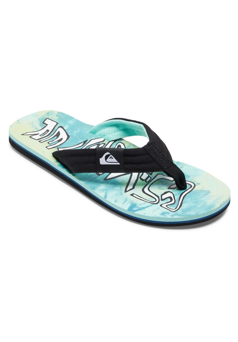 Quiksilver MOLOKAI LAYBACK - Zehentrenner - Green/blue/yellow 4 Quiksilver MOLOKAI LAYBACK - Zehentrenner - Green/blue/yellow – Bild 2