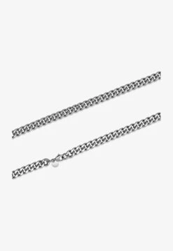 FAVS. HERREN-KETTE EDELSTAHL - Halskette - Silber 10 FAVS. HERREN-KETTE EDELSTAHL - Halskette - Silber -Herrenbekleidung f91be15340154c70aa4904fb54dc11a0