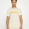Boss THINKING - T-Shirt Print - Light Beige -Herrenbekleidung fa6acd1ecc7a42b3a5df04e15966c3da