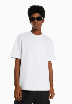 BERSHKA RAISED DETAIL - Sonnenbrille - Black