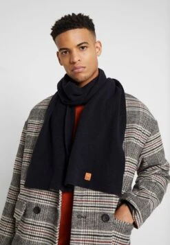 KnowledgeCotton Apparel SCARF UNISEX - Schal - Dark Blue 12 KnowledgeCotton Apparel SCARF UNISEX - Schal - Dark Blue -Herrenbekleidung feea33aa0e82471eb024f00d5d4a2f12 1