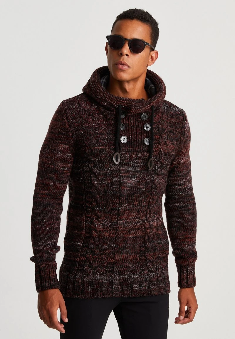 MIT KAPUZE - Kapuzenpullover - Rot 3 MIT KAPUZE - Kapuzenpullover - Rot